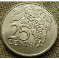25 центов 1980 Тринидад и Тобаго