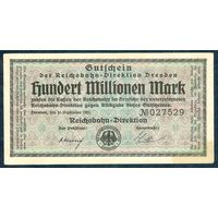 Германия (Dresden), 500 миллионов марок 1923 год.