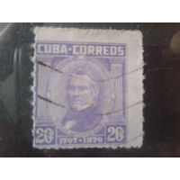 Куба 1969 Стандарт, персона без перф., просечка
