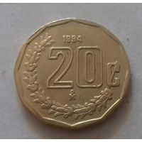 20 сентаво, Мексика 1994 г.