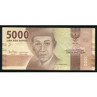 Индонезия 5000 рупий 2021 г. P156f. Серия AND. UNC