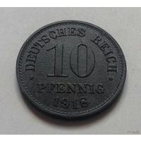 10 пфеннигов, Германия 1918 г., цинк