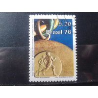 Бразилия 1976 Международная медаль Михель-1,1 евро гаш