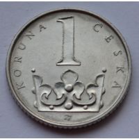 Чехия, 1 крона 2001 г.