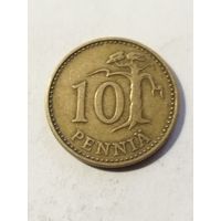 Финляндия 10 пенни 1963