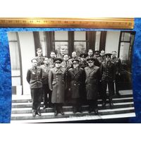 Советские генералы и офицеры с Министром Национальной Обороны ЧССР.