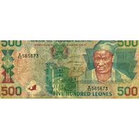 Банкнота 500 леоне Сьерра-Леоне 1995 год