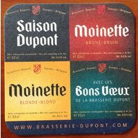 Подставка под пиво Moinette Brasserie Dupont No 2