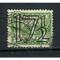 Нидерланды - 1940 - Цифры. Надпечатка нового номинала 17 1/2С на 3С - [Mi.362] - 1 марка. Гашеная.  (Лот 32DX)-T2P24