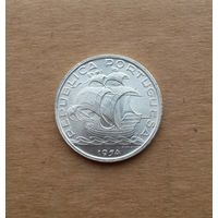 Португалия, 10 эскудо 1954 г., серебро 0.680