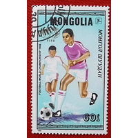 Монголия. Футбол. ( 1 марка ) 1986 года.