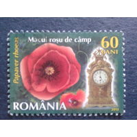 Румыния 2013 часы и цветы, стандарт