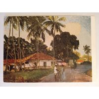 1957. Таран. Цейлон. Пригород Коломбо