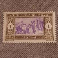 Сенегал 1914. Французская колония. Рынок. Торговля