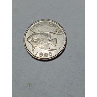 Бермуды 5 центов 1995 года .