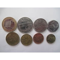 Мозамбик. Набор 8 монет.
