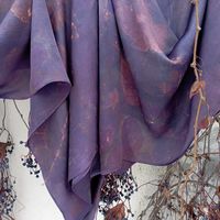 Платок шелковый 2 (фиолетовый)