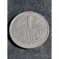 Германия (ФРГ) 1 марка 1990 J