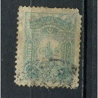 Османская Империя - 1905 - Тугра Абдул Хамида II 1Pia - [Mi.117E] - 1 марка. Гашеная.  (LOT DL45)