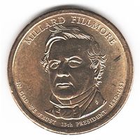 1 доллар США 2010 год 13-й Президент Миллард Филлмор двор Р _состояние aUNC