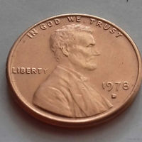 1 цент США 1978 D