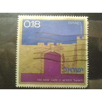 Израиль 1971 23 года независимости, врата Иерусалима Михель-0,6 евро гаш