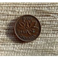 Werty71 Канада 1 цент 1942 Георг 6