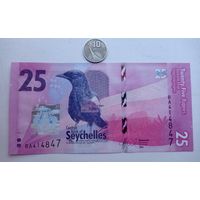 Werty71 Сейшельские острова 25 рупий 2016 UNC банкнота