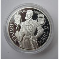 Австрия 100 шиллингов 1992 Карл V, пруф, серебро  .20-187