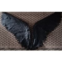 Крылья черного Ангела в рост человека , в  наличии.