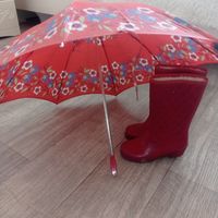 Зонт СССР, резиновые сапоги на меху Чехословакия. Детские резиновые сапоги ссср.Детский зонтик ссср