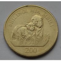 Танзания, 200 шиллингов 1998 г.