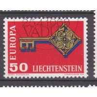 Евросепт Марки Европы Лихтенштейн 1968 год Лот 55 около 30 % от каталога по курсу 3 р  ПОЛНАЯ СЕРИЯ