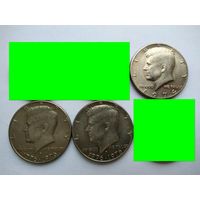 50 центов (1/2 доллара) 1974, 1976D - (200 лет независимости США). США