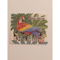 Австралия 1994. Попугаи. Scarlet Macaw