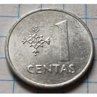 Литва 1 цент, 1991    ( 2-3-6 )