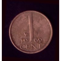 1 цент 1969 год Нидерланды