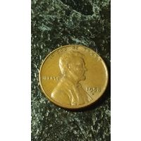 1 цент 1958D(3) года США...Красивые коллекционные центы в родной патине!!!