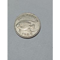 Бермуды 5 центов 1986 года .