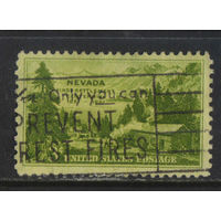 США 1951 100 летие образования штата Невада Первое поселение #617