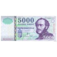 Венгрия 5000 форинтов 2008 года. Состояние XF!