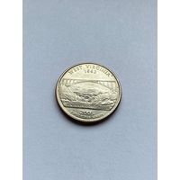 25 центов 2005 г. Западная Вирджиния, США