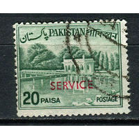 Пакистан - 1963/1970 - Надпечатка SERVICE на 20Р. Dienstmarken - [Mi.104d] - 1 марка. Гашеная.  (LOT Dj9)
