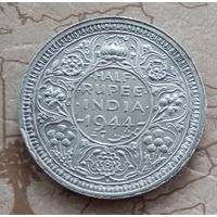 Индия 1/2 рупии 1944 год серебро