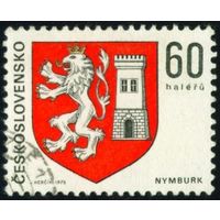Гербы городов Чехословакия 1975 год 1 марка