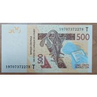 500 франков 2019 года (образца 2012) - Того - UNC