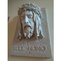 - ЛИК ИИСУСА Травертин-Ракушечник 48х33х18 см 11 кг ECCE HOMO - Истинный Человек