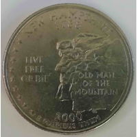 25 центов 2000 года, штат Нью-Гэмпшир