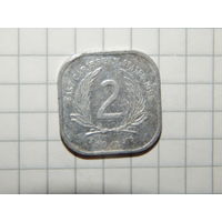 Карибские острова 2 цента 1999
