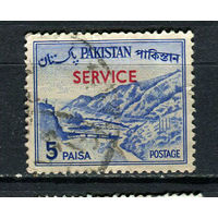 Пакистан - 1963/1970 - Надпечатка SERVICE на 5Р. Dienstmarken - [Mi.99d] - 1 марка. Гашеная.  (LOT Dj16)